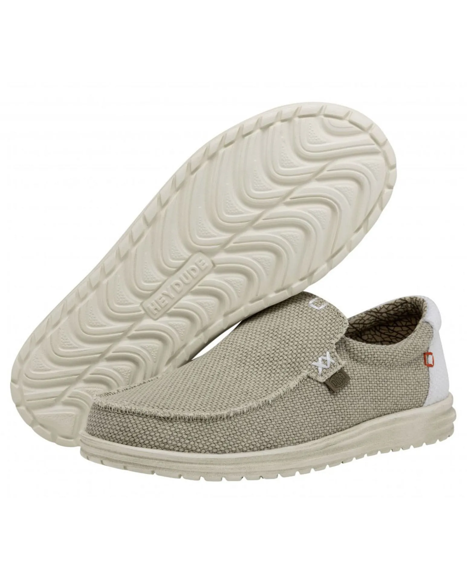 HEY DUDE- SCARPA MIKKA BRAIDED, BEIGE E BIANCA - 40124-1LB