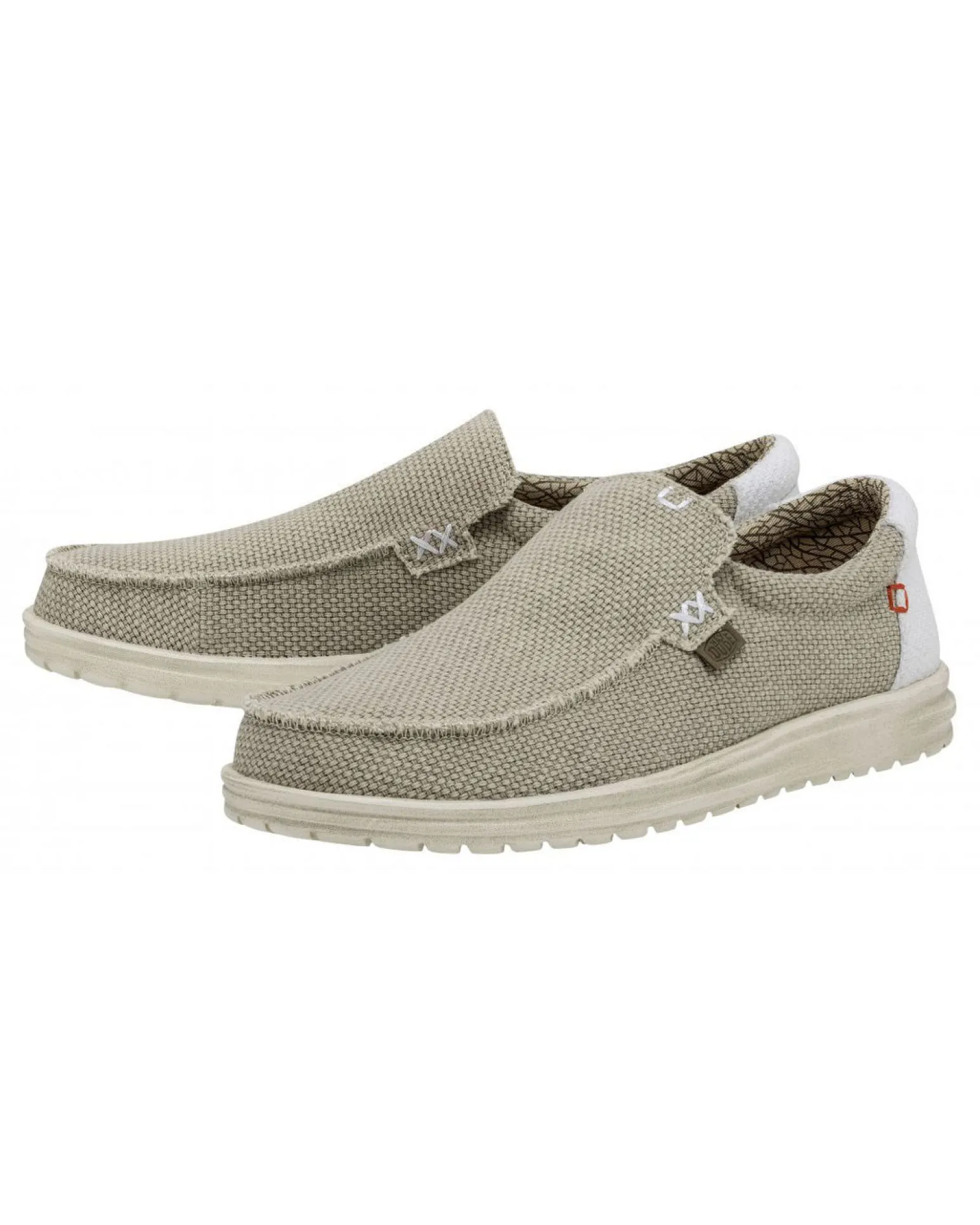HEY DUDE- SCARPA MIKKA BRAIDED, BEIGE E BIANCA - 40124-1LB
