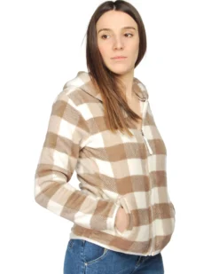 JACKET C/CAPP.EMMA BEIGE AOP TARTAN
