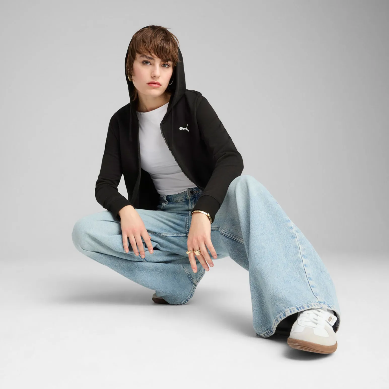 JACKET C/CAPP.ESS FZ HD TR BLACK