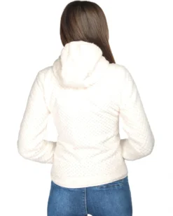 JACKET C/CAPP.ORSETTO FOSCA WHITE