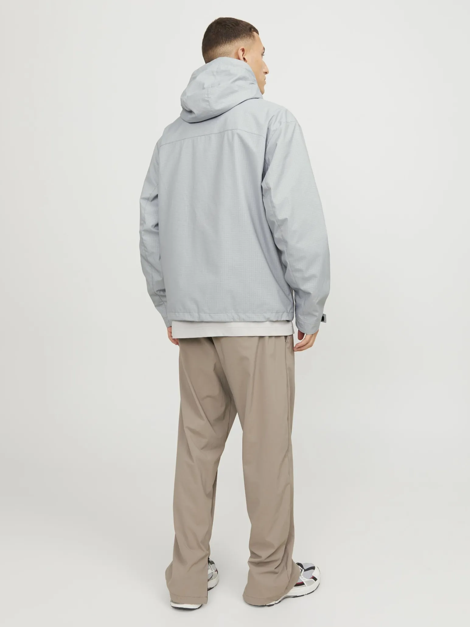 JACK & JONES - GIACCA SOFTSHELL GRIGIA UOMO