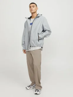 JACK & JONES - GIACCA SOFTSHELL GRIGIA UOMO