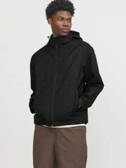 JACK & JONES - GIACCA SOFTSHELL NERA UOMO