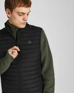 JACK&JONES - GILET 100GR JJEMULTI BODYWARMER COLLAR
