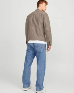 JACK & JONES - GIUBBINO EDYLAN BIKER TORTORA DA UOMO
