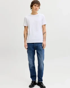 JACK & JONES - JEANS MIKE BLUE DENIM DA UOMO