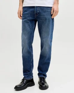 JACK & JONES - JEANS MIKE BLUE DENIM DA UOMO