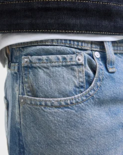 JACK&JONES - JEANS 5 TASCHE BLUE DENIM SABBIATO BAGGY ALEX  DA UOMO