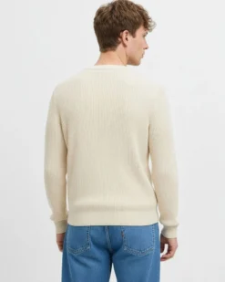 JACK&JONES - MAGLIA MANICA LUNGA DA UOMO UNION BEIGE