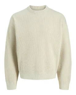 JACK&JONES - MAGLIA MANICA LUNGA DA UOMO UNION BEIGE