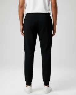 JACK&JONES - PANTALONE FELPA NERO DA UOMO GORDON MAKOTO