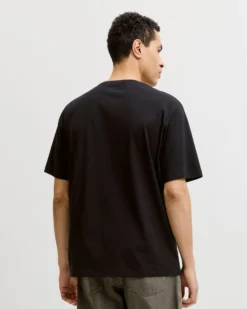 JACK&JONES - Tshirt manica corta gradient nera con stampa