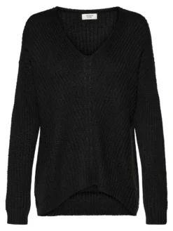 JACQUELINE DE YONG - MAGLIONE A MAGLIA DONNA NERO