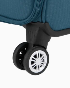 JAGUAR - TROLLEY PETROLIO IN TESSUTO CON DOPPIA TASCA FRONTALE, COMBINAZIONE TSA E 4 RUOTE