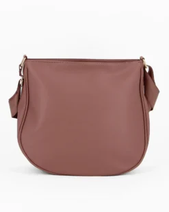 JUST GOLF - Borsa nude con tasca frontale e tracolla regolabile