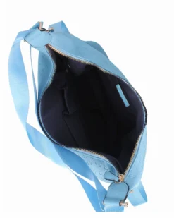 JUST GOLF - Borsa/zaino azzurra loggata con tasca frontale