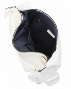 JUST GOLF - Borsa/zaino bianca loggata con tasca frontale