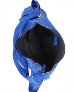 JUST GOLF - Borsa/zaino blu loggata con tasca frontale
