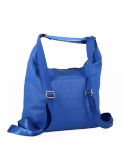 JUST GOLF - Borsa/zaino blu loggata con tasca frontale