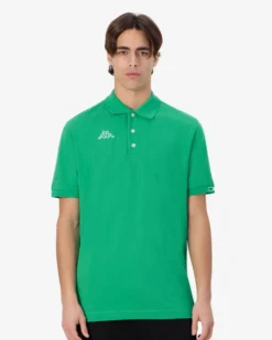 KAPPA - POLO MEZZA MANICA LOGO MALTAXITA MSS  VERDE   DA UOMO, 361533W