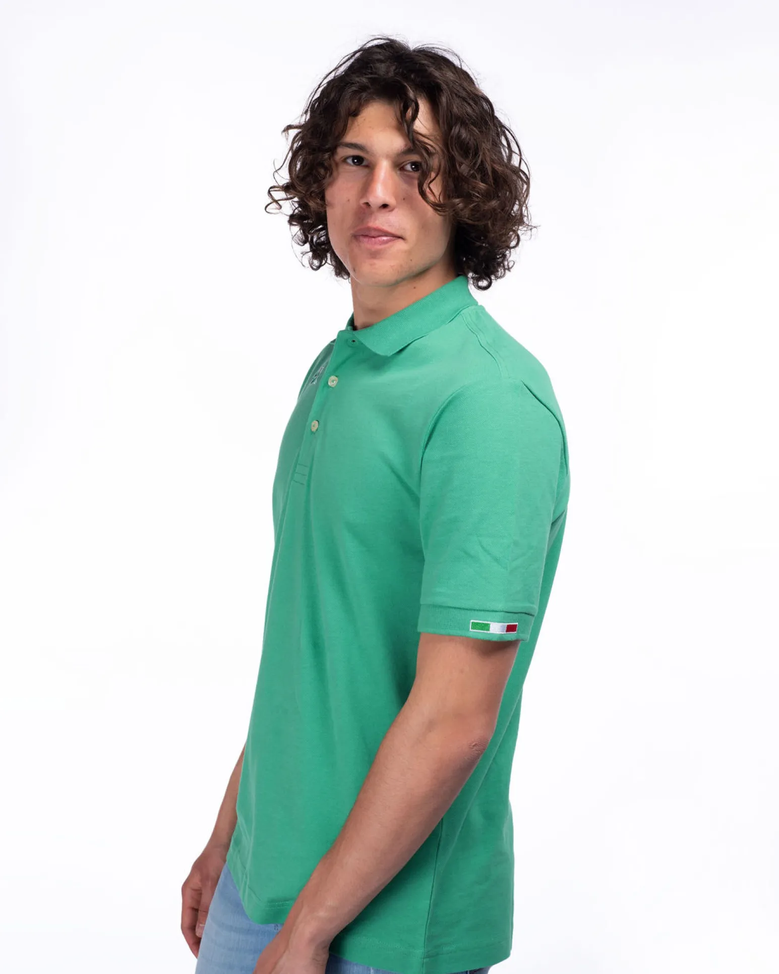 KAPPA - POLO MEZZA MANICA LOGO MALTAXITA MSS VERDE ACQUA DA UOMO, 361533W