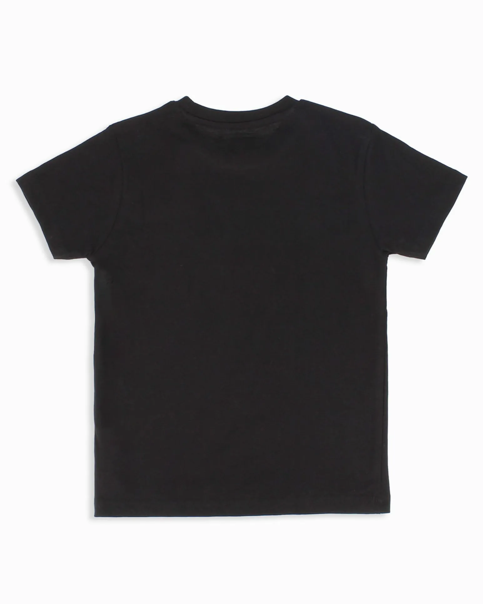 KAPPA -Tshirt manica corta nera ragazzi 8-16 anni in cotone