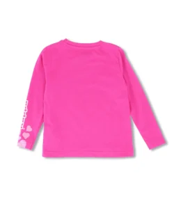 KAPPA - TSHIRT MANICA LUNGA FUXIA DA BAMBINA