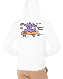 KEITH HARING - UOMO FELPA CON CAPPUCCIO