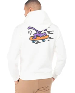 KEITH HARING - UOMO FELPA CON CAPPUCCIO
