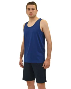 KEY UP - CANOTTA UOMO BLU BASIC - 2JB27/3135