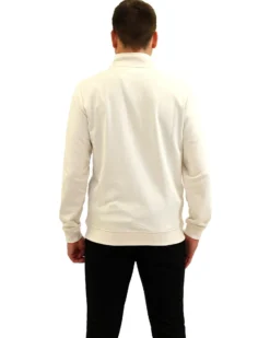 KEY UP - FELPA BEIGE DA UOMO FULL ZIP