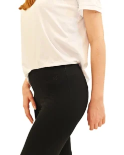 KEY UP - LEGGINGS BLU IN JERSEY ELASTICIZZATO ZAMPETTA 5LI21