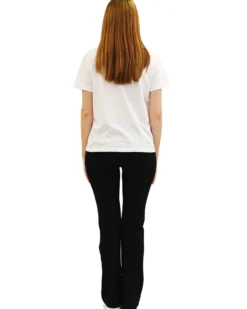 KEY UP - LEGGINGS BLU IN JERSEY ELASTICIZZATO ZAMPETTA 5LI21