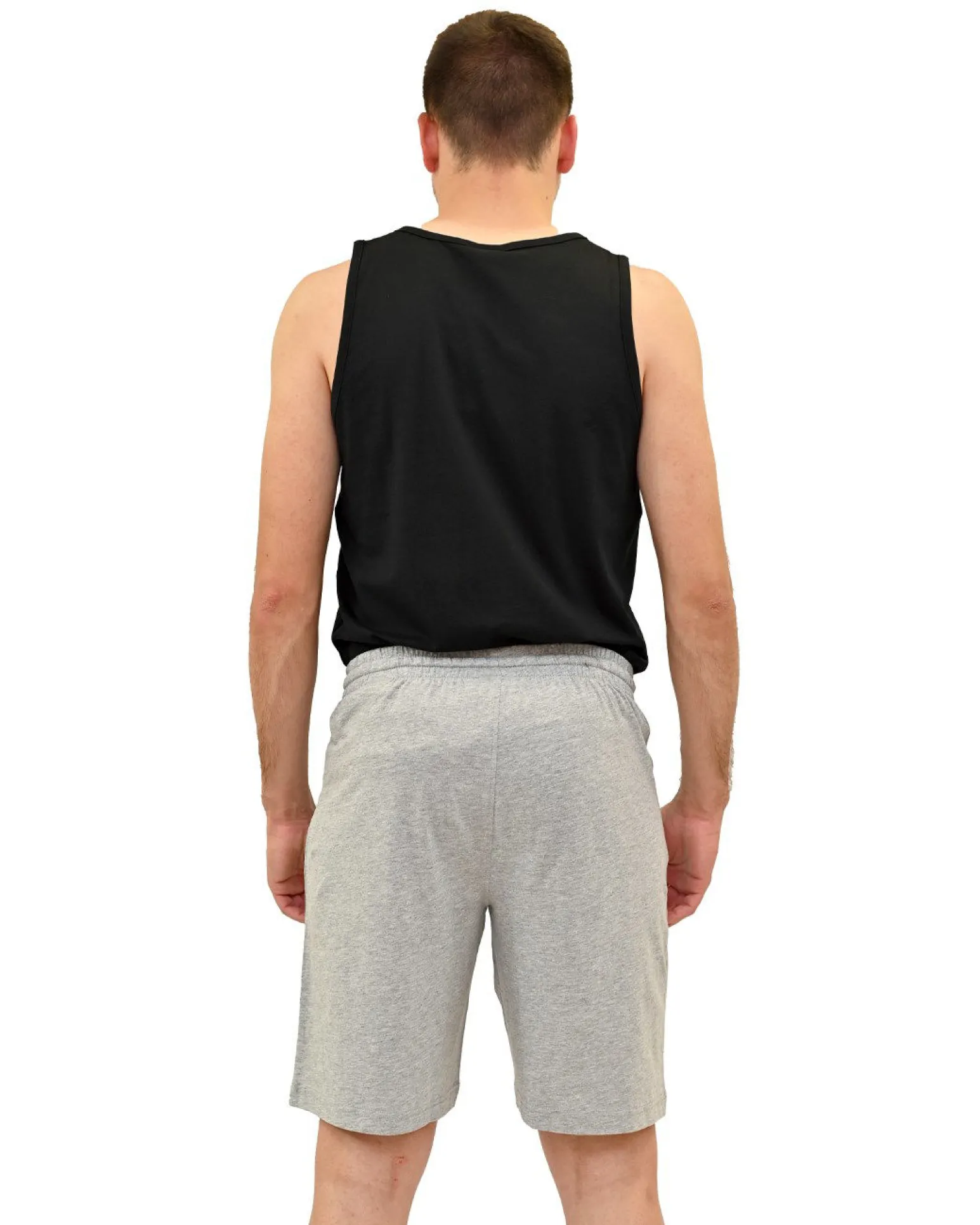 KEY UP - PANTALONCINO UOMO GRGIO BASIC - 2JB42/1300