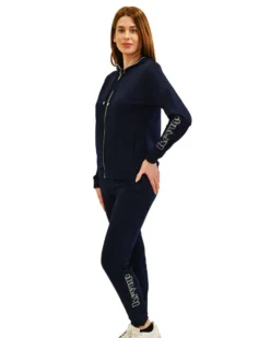 KEY UP - PANTALONE TUTA BLU DA DONNA