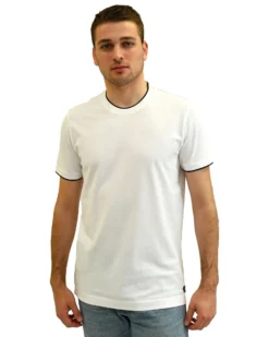 KEY UP - POLO BIANCA IN PIQUET DA UOMO
