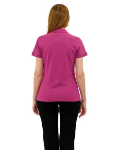 KEY UP -POLO IN PIQUET DONNA FUXIA CON COLLETTO - 5535Q/5511