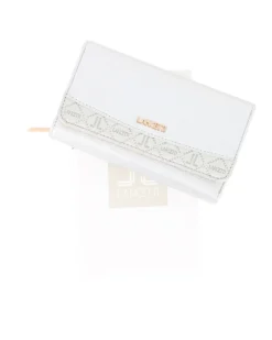 LANCETTI - Portafoglio argento con patta