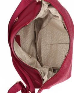 LAURA BIAGIOTTI - Borsa/Zaino rubino trapuntata con tasca frontale e posteriore