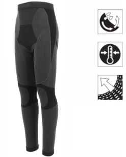 LEGGINGS INTIMO TERMICO UOMO BLACK