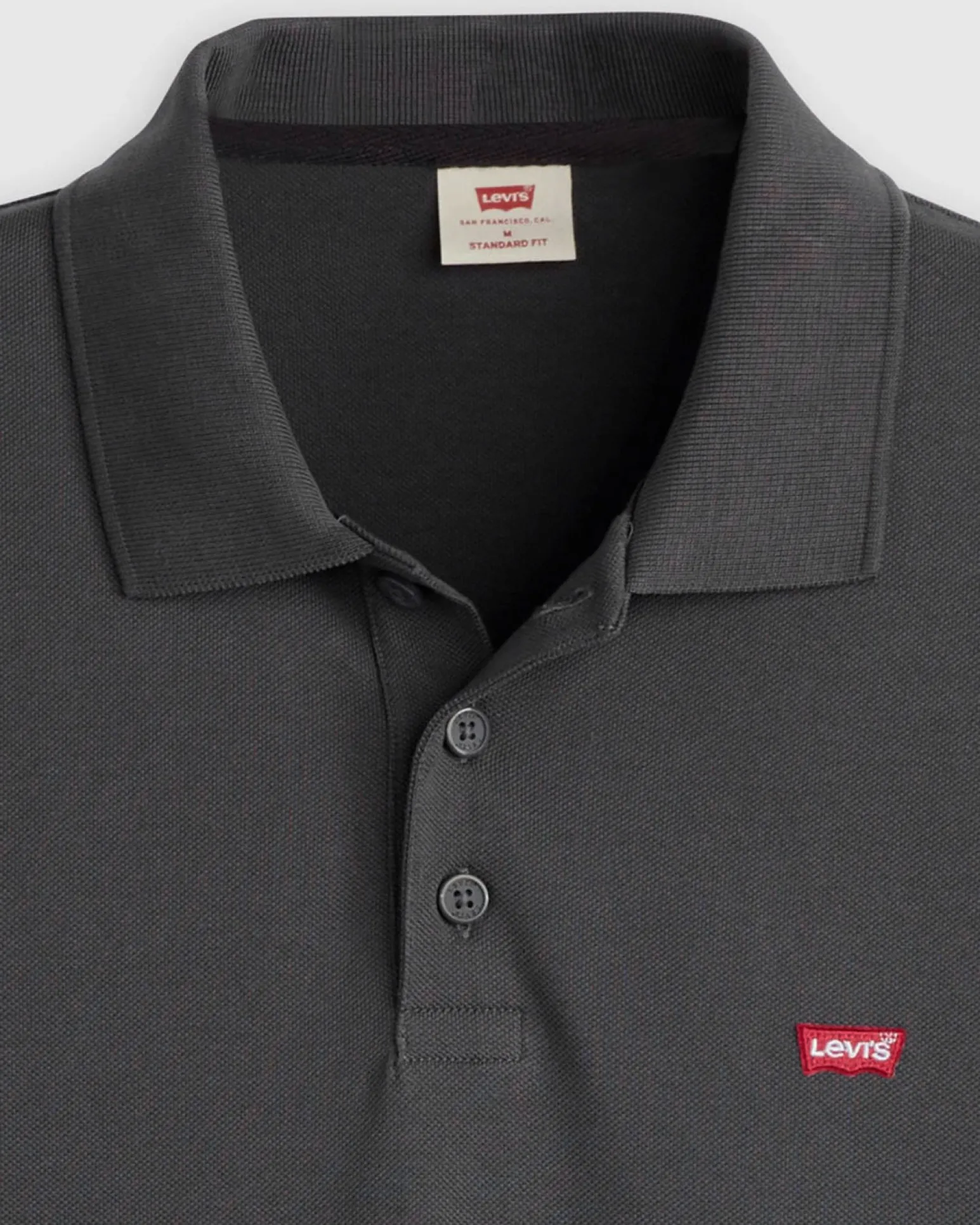 LEVI'S - POLO MEZZA MANICA LM RT KNIT GRIGIA DA UOMO, 35883_0352