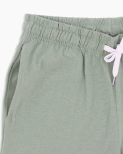 LONSDALE - BERMUDA UOMO VERDE CHIARO CON DETTAGLI BIANCHI E BLU - LOUPE26095