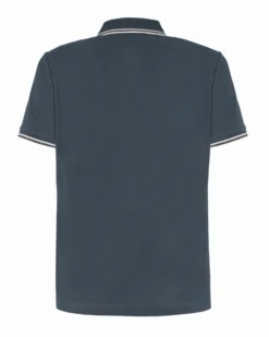 LOTTO - POLO MEZZA MANICA UOMO BLU CON RIGHINO BIANCO CLASSICA - 219238/BXM