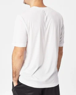 LOTTO - T SHIRT SPORTIVA MEZZA MANICA IN TESSUTO TRASPIRANTE  BIANCA  DA UOMO, 218935/0F1