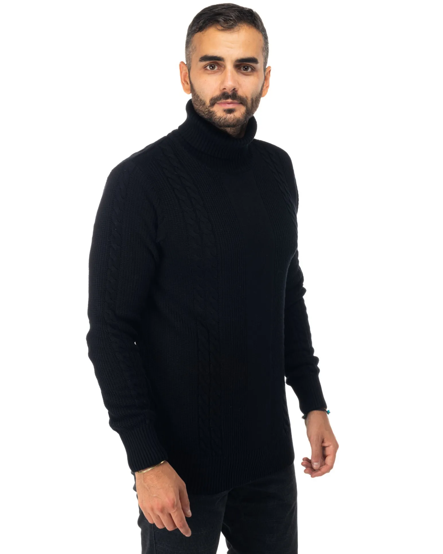 MAGLIA MANICA LUNGA COLLO ALTO