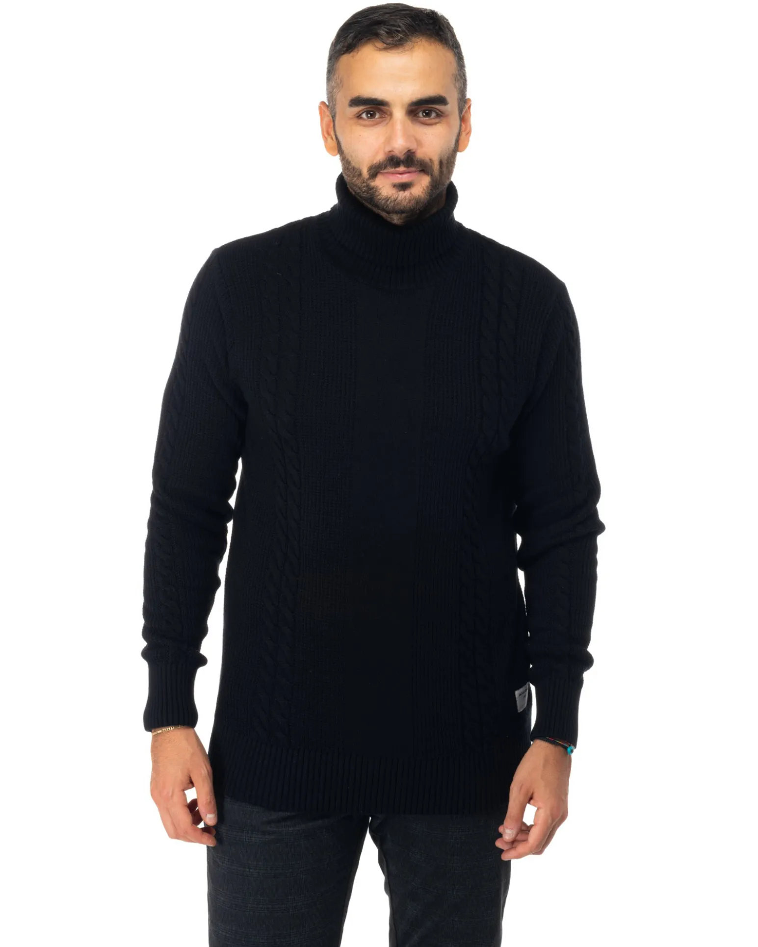 MAGLIA MANICA LUNGA COLLO ALTO