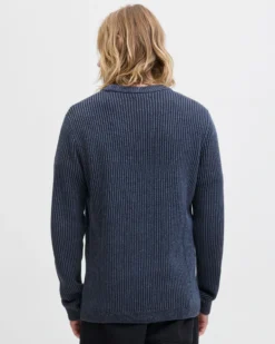 MAGLIA ML EDOVER KNIT CREW SKY CAPTAIN