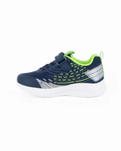 MELANIA - Sneakers blu da bimbo con strappo, numerata 25/30