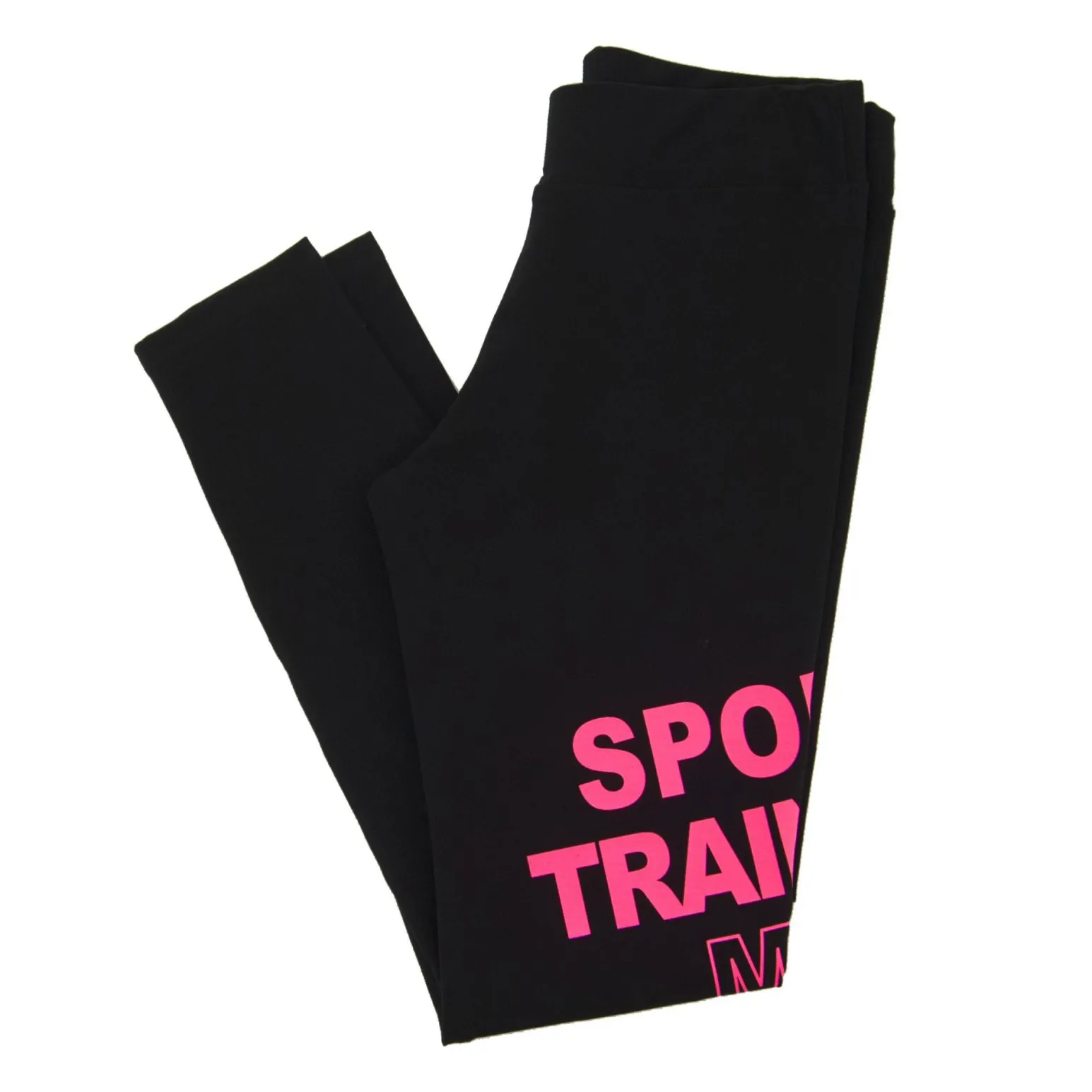 MIF - DONNA LEGGINGS CON STAMPA LATERALE FLUO